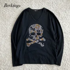 Bernings Sho バーニング翔　rhine stone skull design スカル　ラインストーン　お兄系　平成ギャル　y2k archive ブラック　サイズM