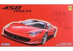 【中古】プラモデル 1/24 フェラーリ458 「リアルスポーツカーシリーズ No.81」 [123820]のサムネイル