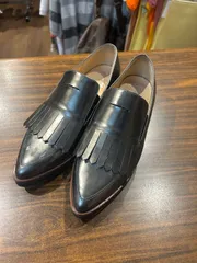 A-1643 FABIO RUSCONI ファビオルスコーニ ローファー グレー系 シルバー系 イタリア製 サイズ35