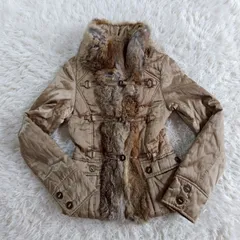 TAILOR ＆ CLOTHS （テイラーアンドクロース） ...DDP Y2K ダウンジャケット フェイクムートンライダースジャケット レディースMサイズ