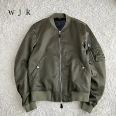 未使用級！WJK ダブルジェーケー　MA-1 ブルゾン　ジャンパー　ダブルジップ　カーキ　サイズ1