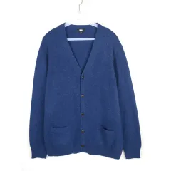 ユニクロ ニットカーディガン メンズ XL ウール セーター NG11596