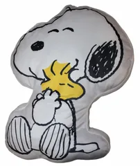 スヌーピー　PEANUTS　クッション　枕　背あて　40cm x 30cm x 10cm　SNOOPY