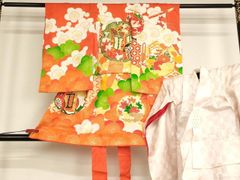 ☆4624☆ 絽 夏物 子供着物 襦袢付き 一つ身 女の子 七五三 3才 - メルカリ