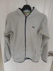 プーマ フリース ジップアップ ジャケット アイボリー 95