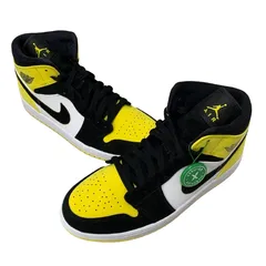 ナイキ NIKE AIR JORDAN 1 MID SE 852542-071 メンズ靴 スニーカー イエロー 28.0cmサイズ 201-shoes1623