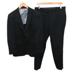 ジュンコシマダ JUNKO SHIMADA パンツスーツ セットアップ フォーマル テーラードジャケット スラックス パンツ A4 AB4 黒 ブラック G110J252-0 ■YHS11