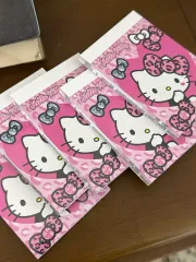 レオパードハローキティメモ帳 メモ用紙 ハローキティメモ ハローキティ文具 ハローキティ手帳 メモ用紙 5個 まとめ