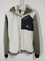 アディダス キッズ フリース ジップアップ ジャケット