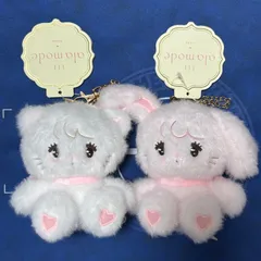 Lil ala mode リルアラモード mikko おすわりキーチェーンマスコット ぬいぐるみ ムース キャミー