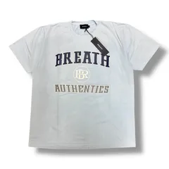 参考上代9900円 未使用 BREATH 23SS AUTHENTIC TEE  オーセンティックTシャツ カットソー ブレス BR23SS-T7009 ライトブルー XL （84082A5）