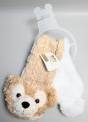 香港ディズニーランド フェイス付マフラー Duffy and Friends ダッフィー HKDL