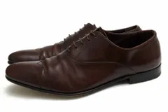 プラダ／PRADA シューズ ビジネスシューズ 靴 ビジネス メンズ 男性 男性用レザー 革 本革 ダークブラウン 茶 ブラウン  2631 内羽根式 ストレートチップ レザーソール マッケイ製法