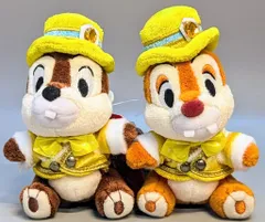 東京ディズニーシー ぬいぐるみバッジ TDS15周年 Anniversary チップ&デール/カラー・オブ・クリスマス ナイトタイム・ウィッシュ 2016