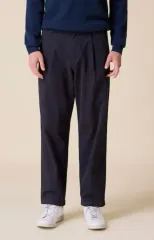 ヘンリーコットンズ ワンタック ストレート パンツ