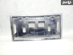 【ゆがみなし！即発送】ホンダ純正 ナンバーフレーム N-BOX JF1 JF2 リア 08P26-EJ5-0000 シルバー メッキ 後ろ ライセンスフレーム HONDA