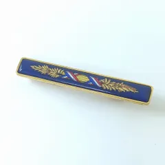エルメス エマイユ 七宝焼 ネクタイピン ブルー ゴールドカラー - メルカリ