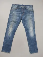 34 DSQUARED2 ディースクエアード2 ダーティーオイルウォッシュ スリムジーン デニム