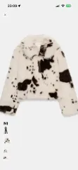 新商品) ZARA アニマル プリント フェイクファー ファージャケット