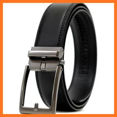 【新品】 [BEEL] ベール メンズ ビジネス オートロック式 大きいサイズ 紳士用 ベルト 穴なし 無段階調節 ブラック 0
