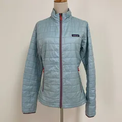 patagonia パタゴニア ナノパフジャケット プリマロフト 中綿ジャケット ブルゾン アウターポケッタブル アウトドア レディース Sサイズ ライトブルー系