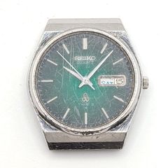 新品電池交換済SEIKO TYPE II グリーンモルフォ カットガラス風防