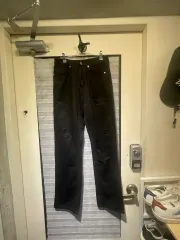 ブラック コットン パンツ