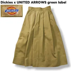 【別注】 ディッキーズｘユナイテッドアローズ  マキシ丈スカート 38 M ベージュ♪