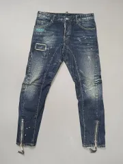 32 DSQUARED2 コルマイナー バイカーデニム