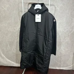 【未使用タグ付き】 MONCLER モンクレールダウンニットコートジャケット黒XS