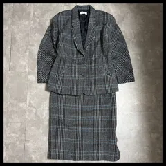 SENSE OF UNICO チェック柄 ウール セットアップ ジャケット スカート サイズ9
