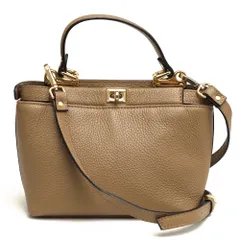 ジャンニ ノターロ／GIANNI NOTARO バッグ ハンドバッグ 鞄 トートバッグ レディース 女性 女性用レザー 革 本革 ブラウン 茶  284 2WAY ショルダーバッグ シボ革 シュリンクレザー