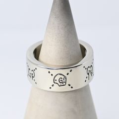 GUCCI ゴースト リング グッチ GHOST スカル ワイド 19号 - メルカリ