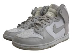 NIKE (ナイキ) DUNK HI RETRO ダンクハイレトロ スニーカー DD1399-100 26.5cm US8.5 グレー×ホワイト メンズ/004