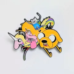 送料無料！ ★ピンズ PINS★ピンバッジ 【 Adventure Time ( アドベンチャータイム )  】フィン&ジェイク 〚アメリカン雑貨 アメトイ〛