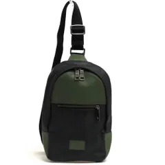 コーチ／COACH バッグ ショルダーバッグ 鞄 メンズ 男性 男性用レザー 革 本革 グリーン 緑  72112 CAMPUS Pack in Pebble Leather バイカラー シボ革 シュリンクレザー ボディバッグ