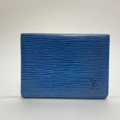 3249 LOUIS VUITTON ルイヴィトン エピ ブルー パスケース カード入れ