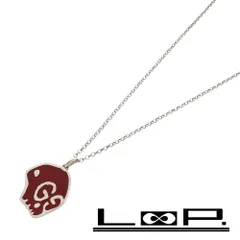 グッチ ■美品■ ゴースト スカル ネックレス アクセサリー GG シルバー レッド SV 925 459381 【401787】5
