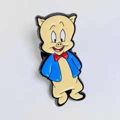 送料無料！ ★ピンズ PINS★ピンバッジ 【 Looney Tunes  ( ルーニーテューンズ ) 】 Porky Pig （ポーキーピッグ）  〚アメリカン雑貨 アメトイ〛