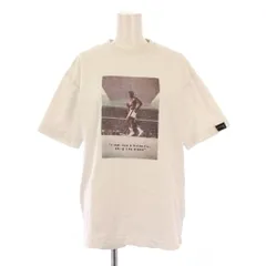 ザラ ZARA Tシャツ 半袖 クルーネック ストレッチ プリント M 白 ホワイト /BB