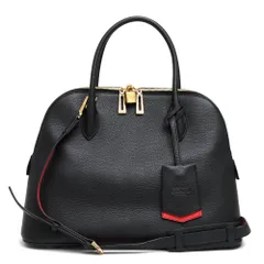 ココセリュックス ゴールド／COCOCELUX GOLD バッグ ハンドバッグ 鞄 トートバッグ レディース 女性 女性用レザー 革 本革 ブラック 黒  205DA0282 オーバル シボ革 シュリンクレザー 2WAY ショルダーバッグ