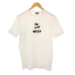 ディーゼル DIESEL Tシャツ 半袖 クルーネック ストレッチ ロゴ XS 白 ホワイト /BB