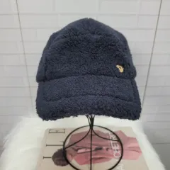 The HANDSOME BIRD ボア フリース 帽子 ベースボールキャップ キャップ ユニセックス 54 57サイズ 状態良し