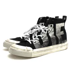 ディーゼル／DIESEL シューズ スニーカー 靴 ハイカット メンズ 男性 男性用コットン 綿 キャンバス ブラック 黒  Y01993 PR163 S-Astico Mc