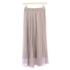 ロッソ ROSSO アーバンリサーチ フレアスカート イージー ミモレ ロング ウエストゴム 総柄 F 水色 ライトブルー 赤 レッド 白 ホワイト /BB