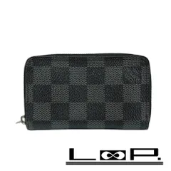 ルイヴィトン ■美品■ ジッピー コインケース 小銭入れ カード 財布 ダミエ グラフィット ブラック N63076 【389719】3