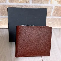 (ほぼ未使用) Burberry(バーバリー) 折財布 レザー