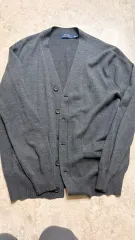 ポロ ラルフローレン グレー カーディガン sサイズ