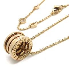 ブルガリ BVLGARI K18PG ビーゼロワン B-zero1 ペンダント ネックレス 750 ピンクゴールド 14.1g