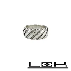 ティファニー ■美品■ ツイスト トルネード リング 指輪 アクセサリー SV925 シルバー 9号 【454509】9